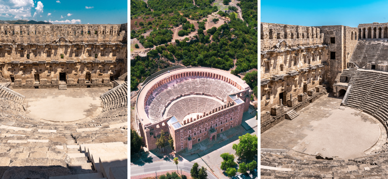 Perge , Aspendos , Side and Kursunlu waterfall